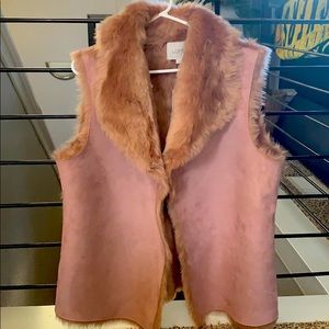 Loft Suede / Fur Reversible Vest